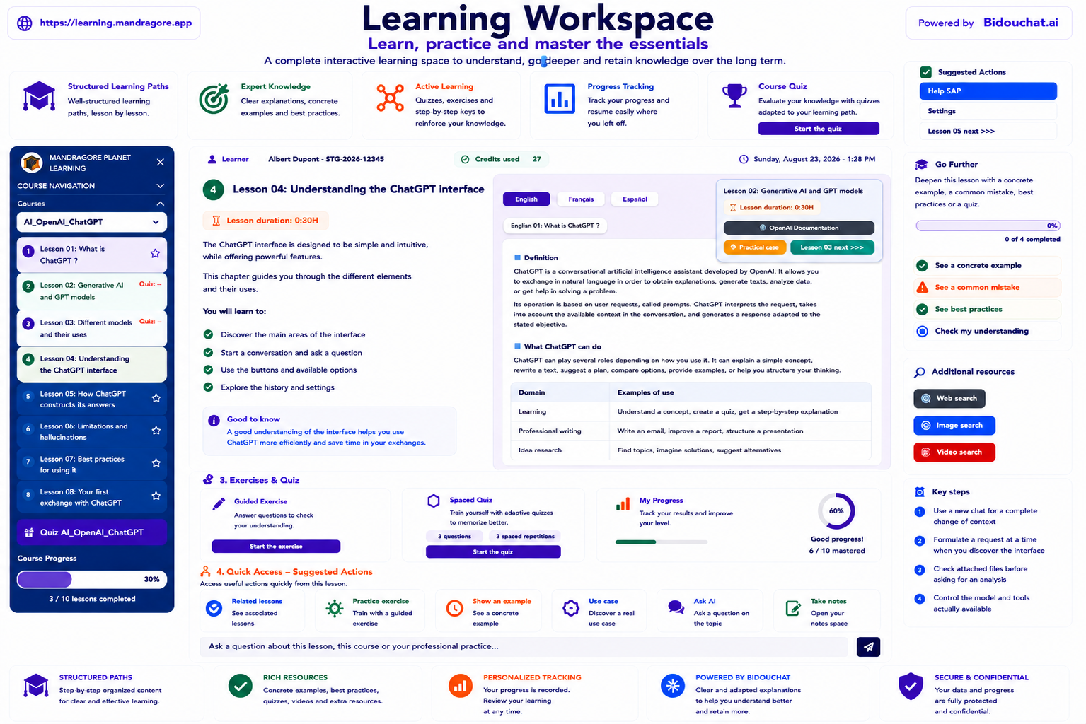 Preview Learning Workspace Bidouchat 1